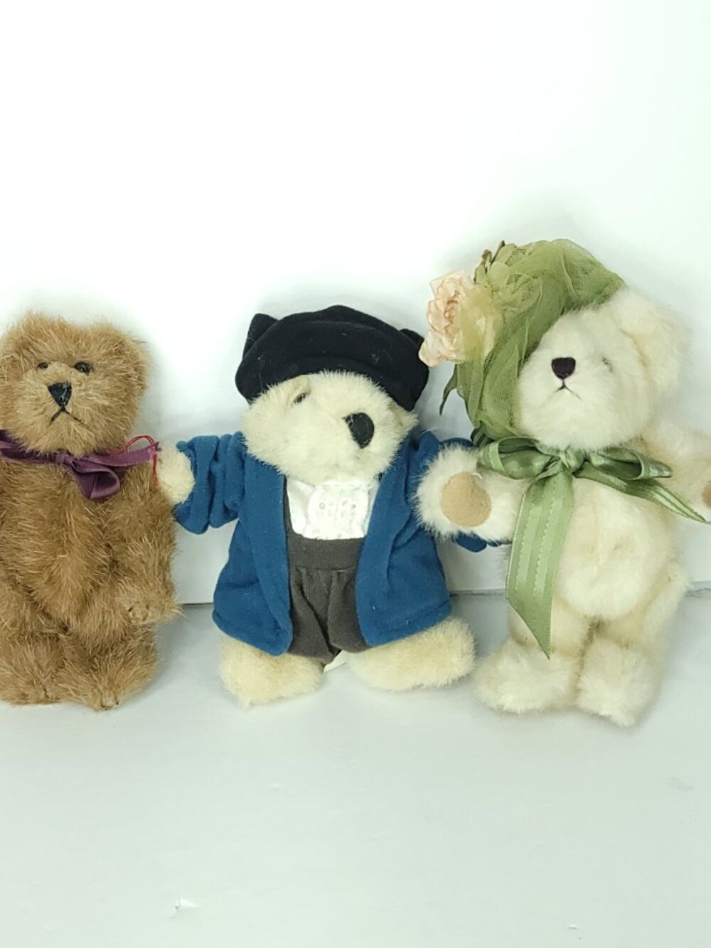 Plush Boyds Bears Jointed Plus Christopher Columbear Lot of 3 Stuffed Animals